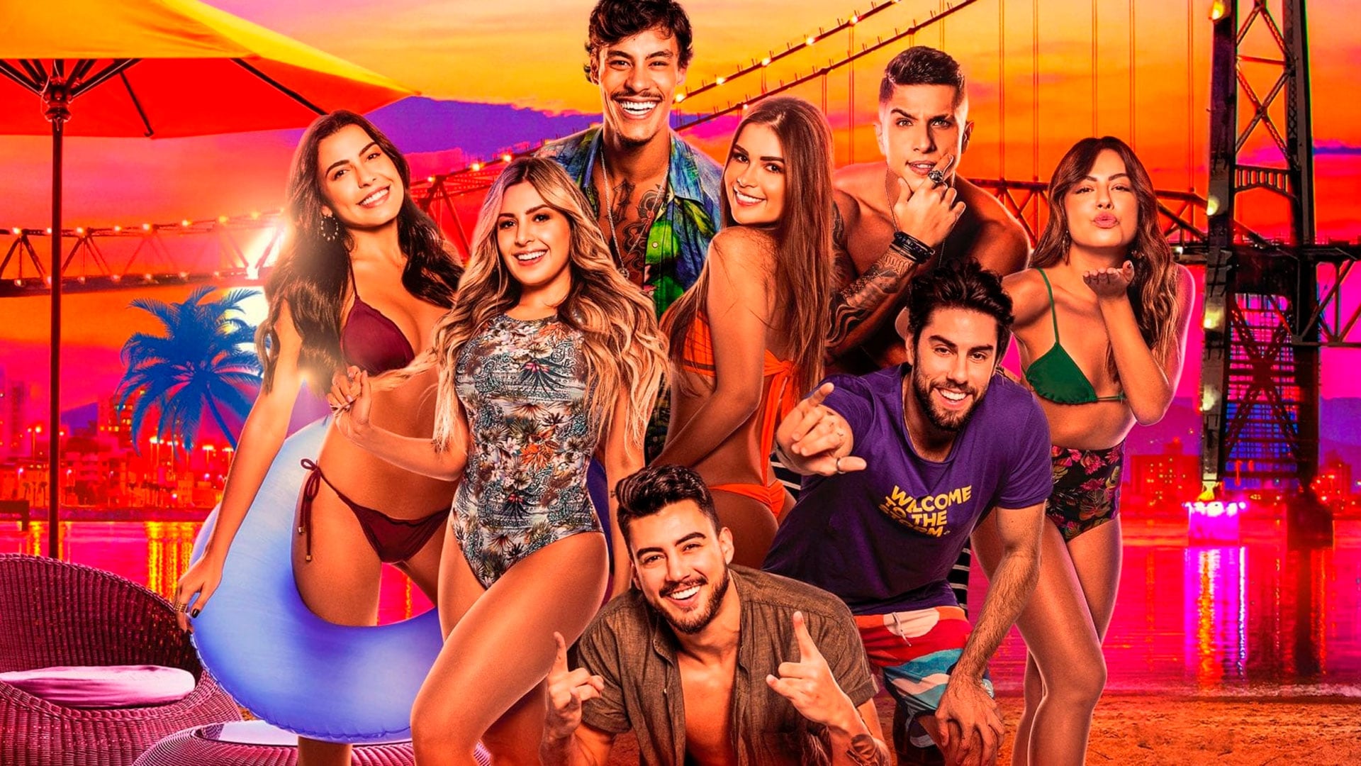 Elenco do Soltos em Floripa (Divulgação / Amazon Prime Video)