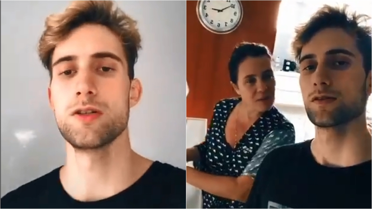 Adriana Esteves e Felipe Ricca (Reprodução: Twitter)