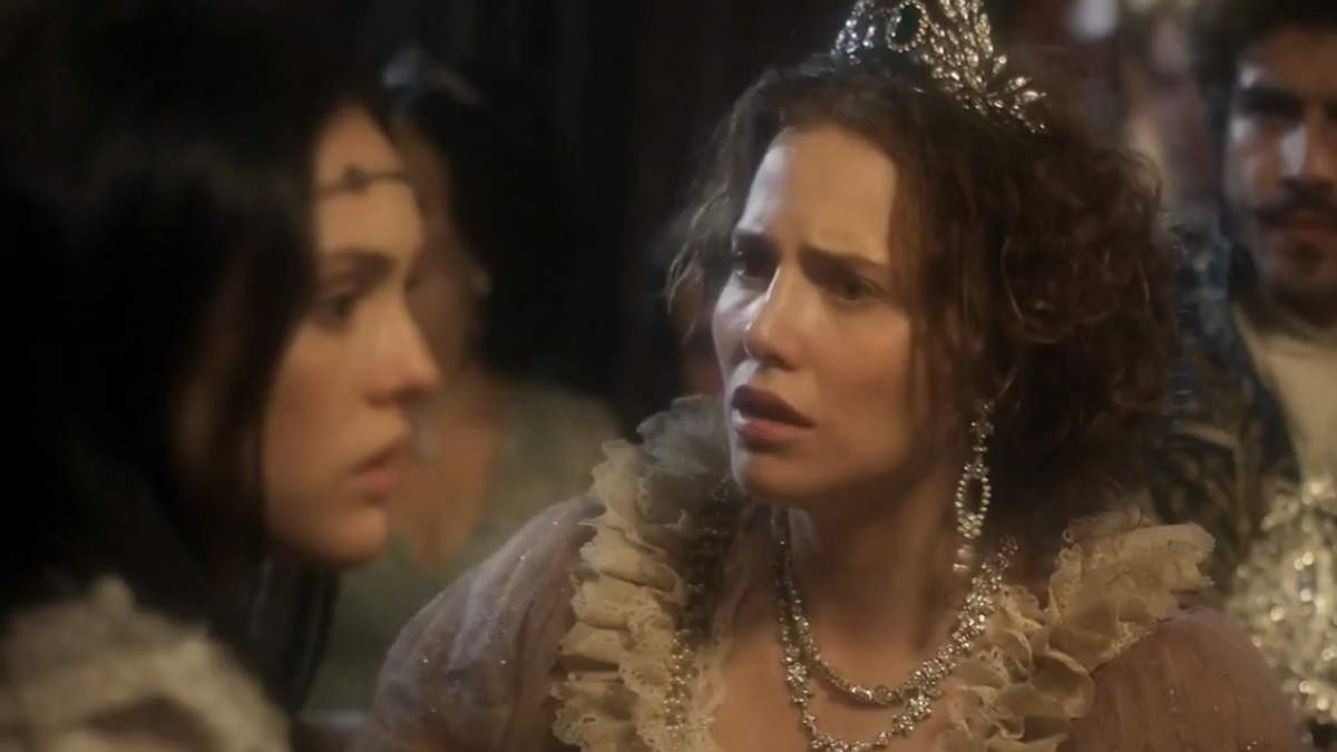 Anna (Isabelle Drummond) e Leopoldina (Letícia Colin) em Novo Mundo