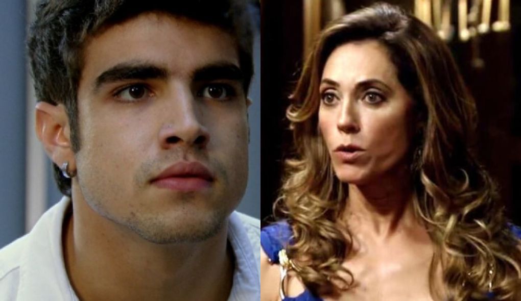 Antenor (Caio Castro) e Tereza Cristina (Christiane Torloni) de Fina Estampa