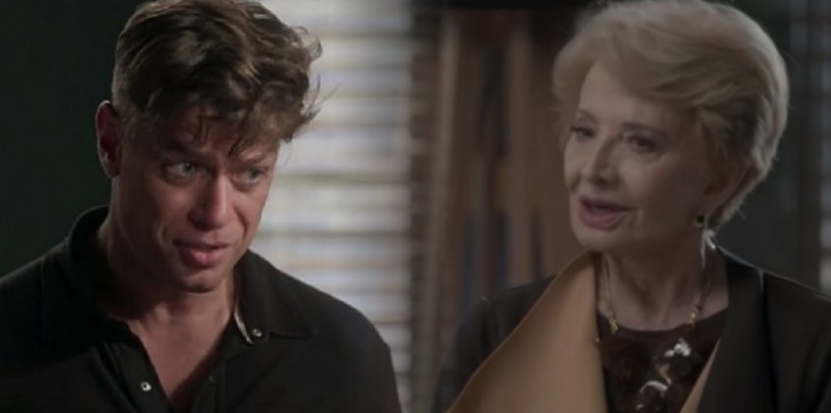 Arthur (Fábio Assunção) e Stelinha (Gloria Menezes) de Totalmente Demais
