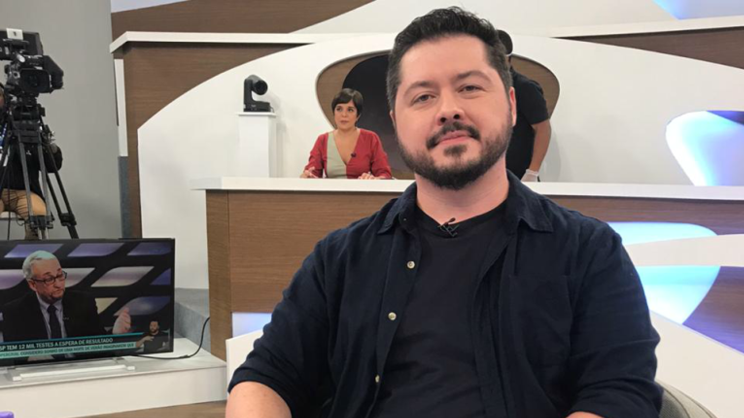 Atila Iamarino no Roda Viva (Divulgação / TV Cultura)