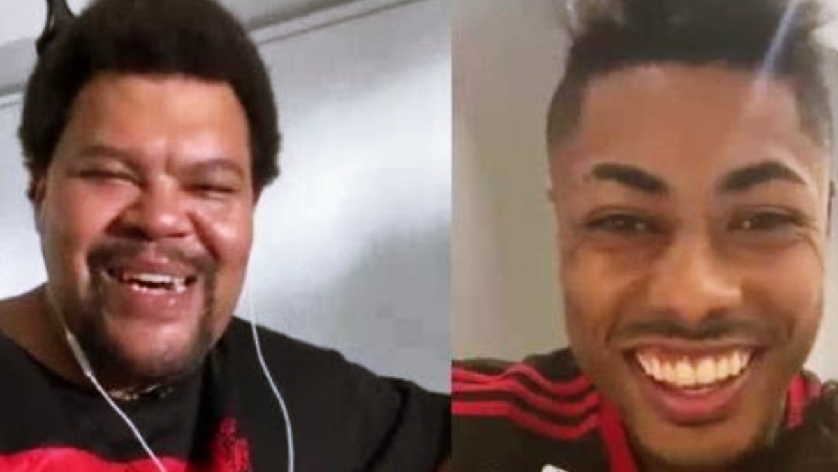 Babu Santana e Bruno Henrique