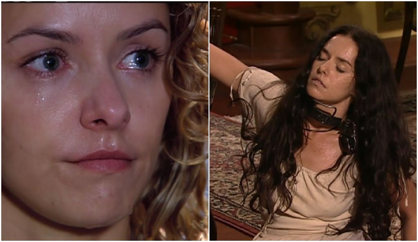 Bianca Rinaldi como Maria em Caminhos do Coração e como Isaura em A Escrava Isaura