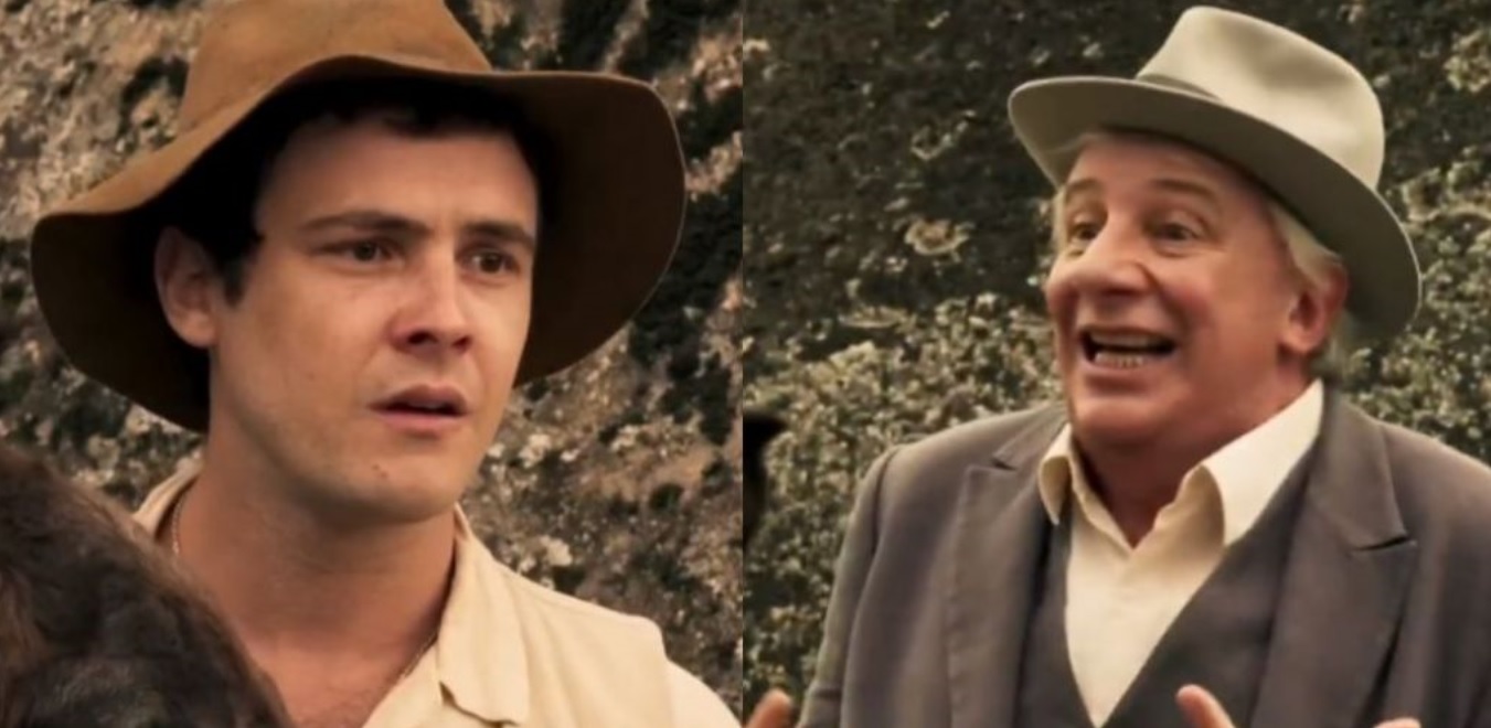 Candinho (Sergio Guizé) e Pancrácio (Marco Nanini) de Êta Mundo Bom!