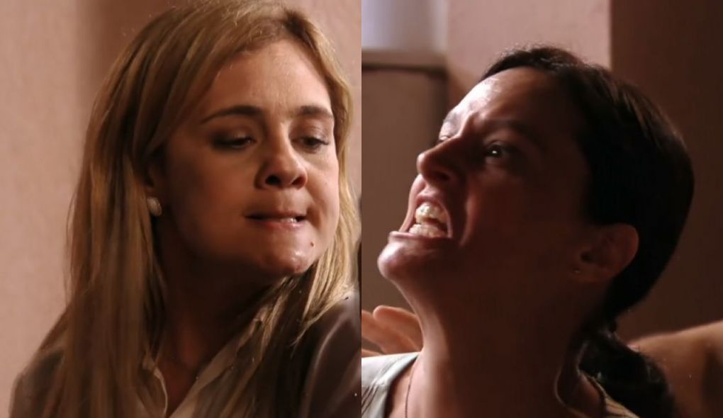 Carminha (Adriana Esteves) e Janaína (Cláudia Missura) de Avenida Brasil