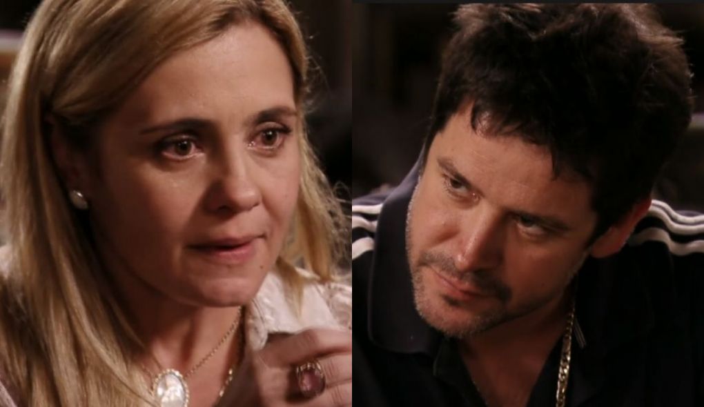 Carminha (Adriana Esteves) e Tufão (Murilo Benício) de Avenida Brasil