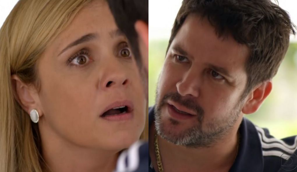 Carminha (Adriana Esteves) e Tufão (Murilo Benício) de Avenida Brasil