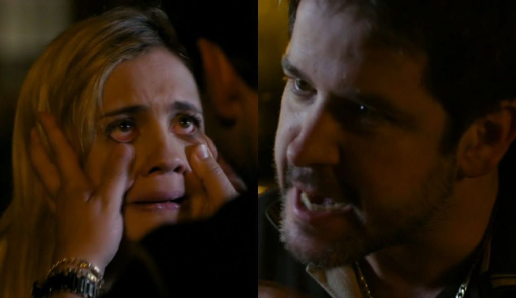 Carminha (Adriana Esteves) e Tufão (Murilo Benício) de Avenida Brasil