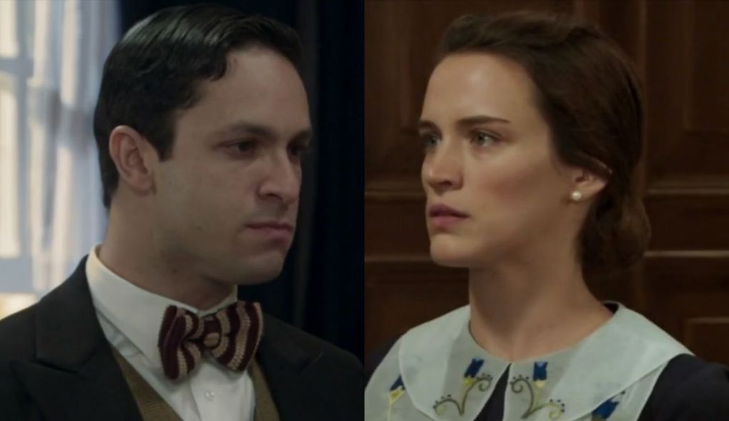Celso (Rainer Cadete) e Maria (Bianca Bin) de Êta Mundo Bom!