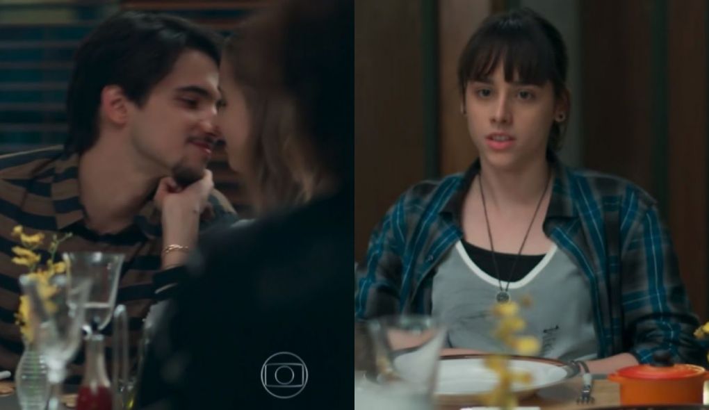 Clara (Isabella Scherer), Felipe (Gabriel Calamari) e Lica (Manoela Aliperti) de Malhação – Viva a Diferença