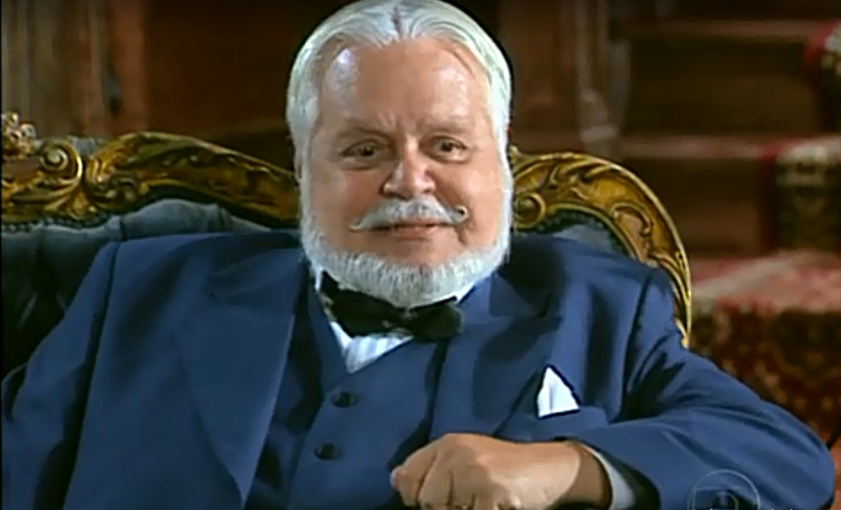 Cláudio Corrêa e Castro em cena de Chocolate com Pimenta (Reprodução: TV Globo)