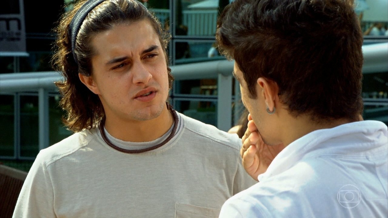 Daniel (Guilherme Boury) e Antenor (Caio Castro) de Fina Estampa