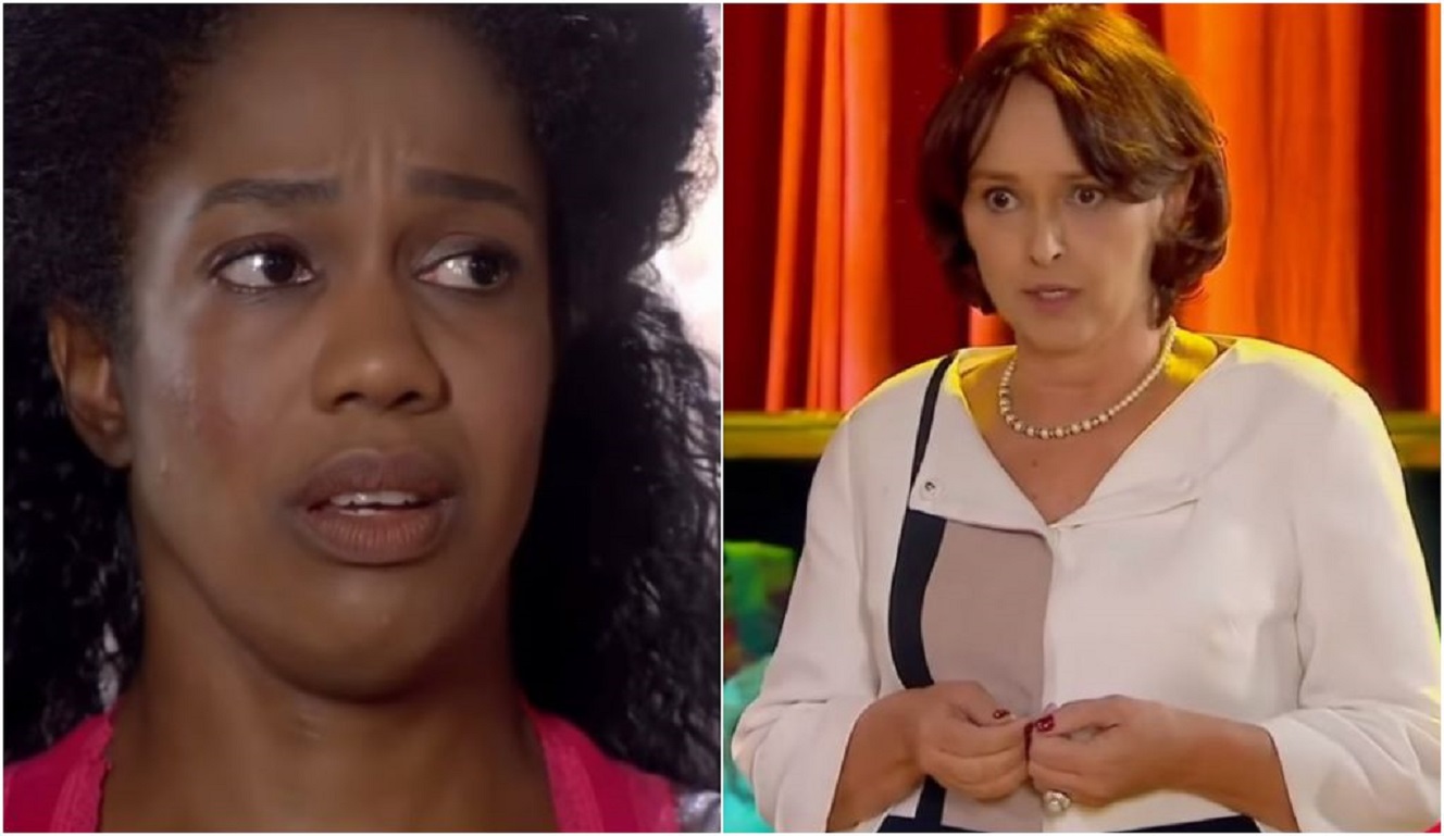 Gleyce (Maria Gal) e Ruth (Myrian Rios) em As Aventuras de Poliana