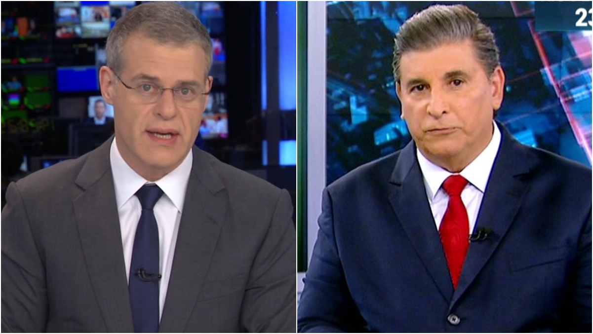 Jornal da Band vence o SBT Brasil no final de semana (Foto/Montagem)