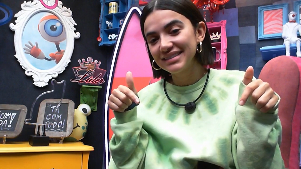 Manu no confessionário do BBB