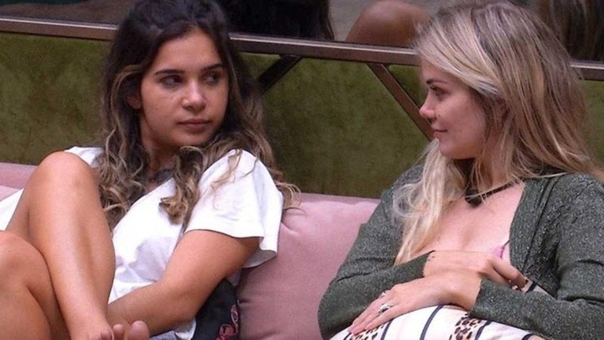 Gizelly e Marcela no BBB20 (Reprodução/TVGlobo)
