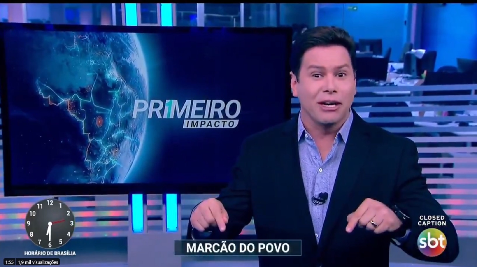 Marcão do Povo retorna ao comando do Primeiro Impacto no SBT