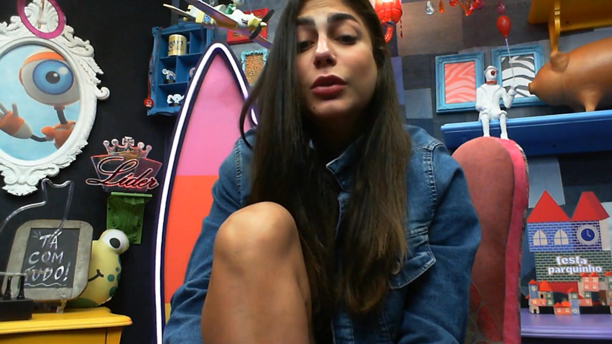 Mari Gonzalez no confessionário do BBB20