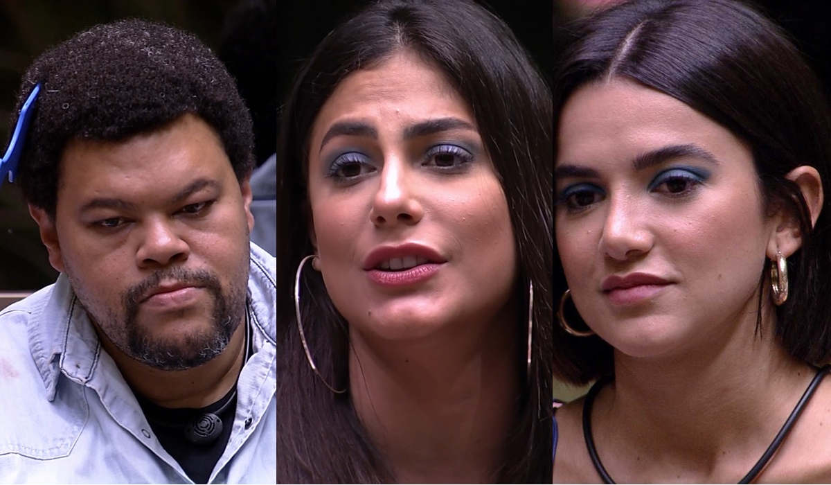 Babu, Mari e Manu se enfrentam no paredão do BBB20 (Reprodução/TVGlobo)