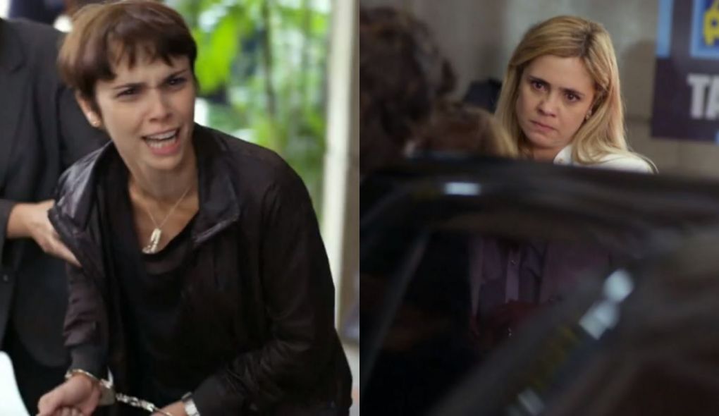Nina (Débora Falabella) e Carminha (Adriana Esteves) de Avenida Brasil