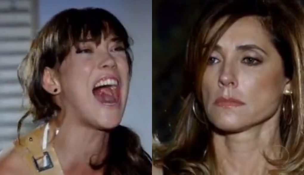 Patrícia (Adriana Birolli) e Griselda (Christiane Torloni) de Fina Estampa