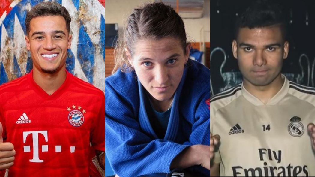 Phillipe Coutinho, Paula Pareto e Casemiro