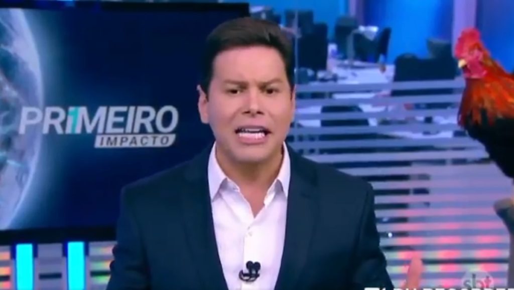 Marcão do Povo faz comentário de cunho Neonazista no Primeiro Impacto (Reprodução: SBT)