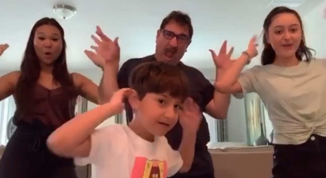 Ratinho com os netos