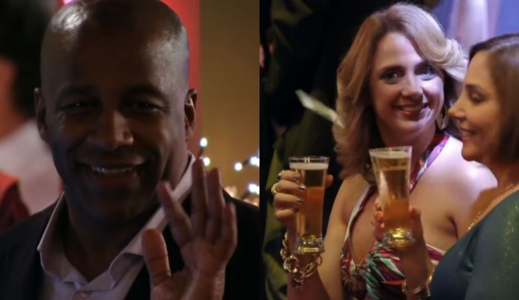 Silas (Ailton Graça) e Ivana (Letícia Isnard) de Avenida Brasil