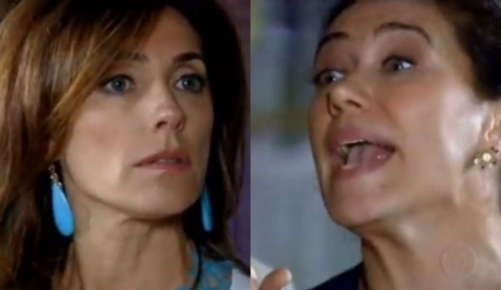 Tereza Cristina (Christiane Torloni) e Griselda (Lilia Cabral) de Fina Estampa