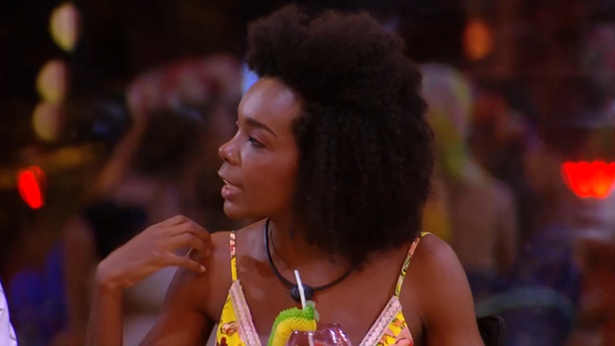 Thelma na festa luau do BBB20