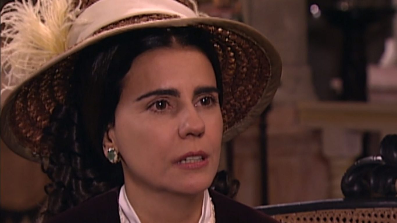 Tomásia (Mayara Magri) em A Escrava Isaura