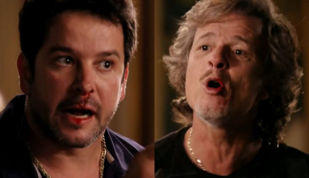 Tufão (Murilo Benício) e Max (Marcello Novaes) de Avenida Brasil