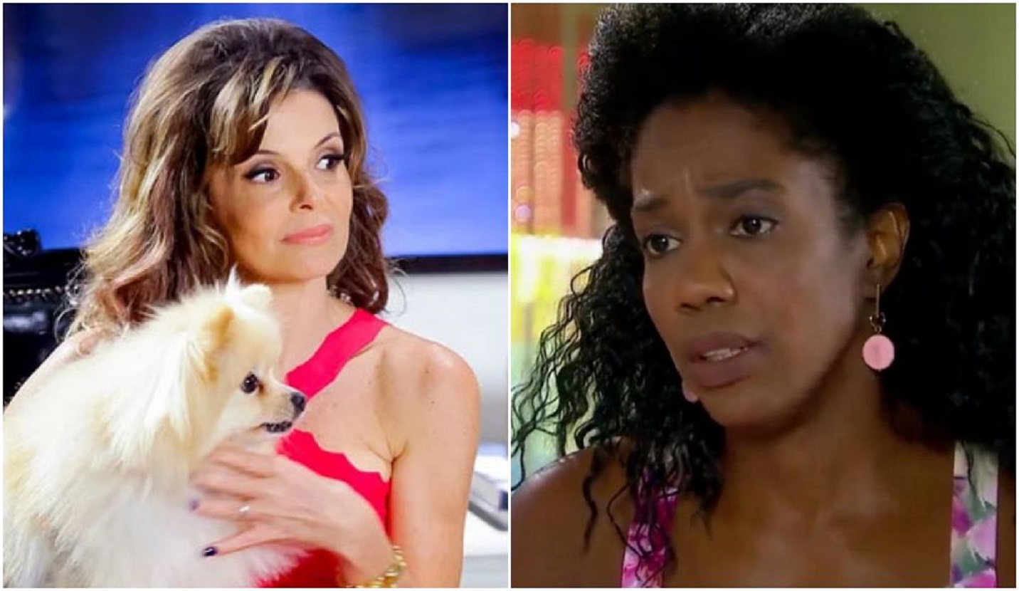 Verônica (Mylla Christie) e Gleyce (Maria Gal) em As Aventuras de Poliana