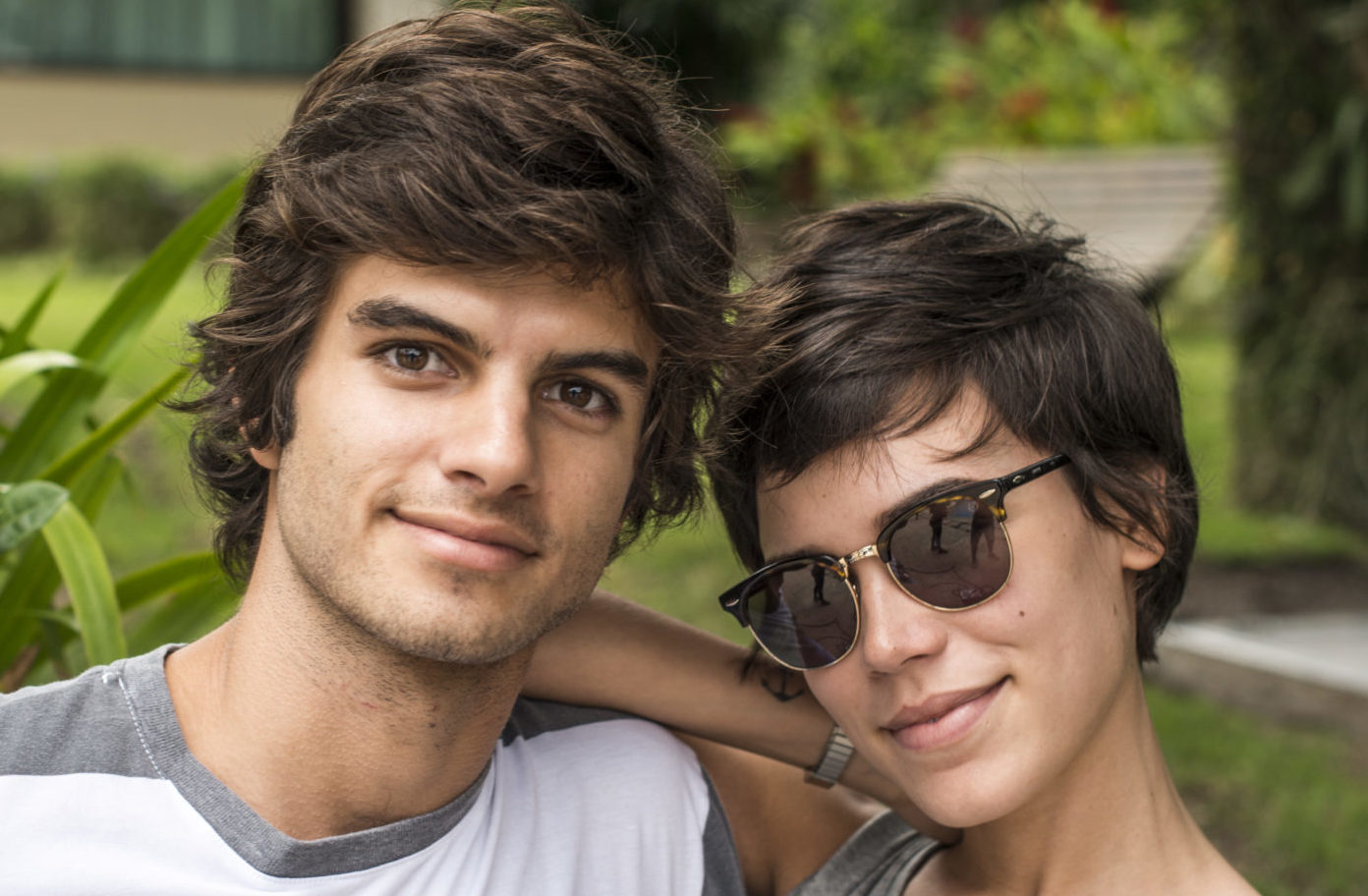 Fabinho (Daniel Blanco) e Leila (Carla Salle)