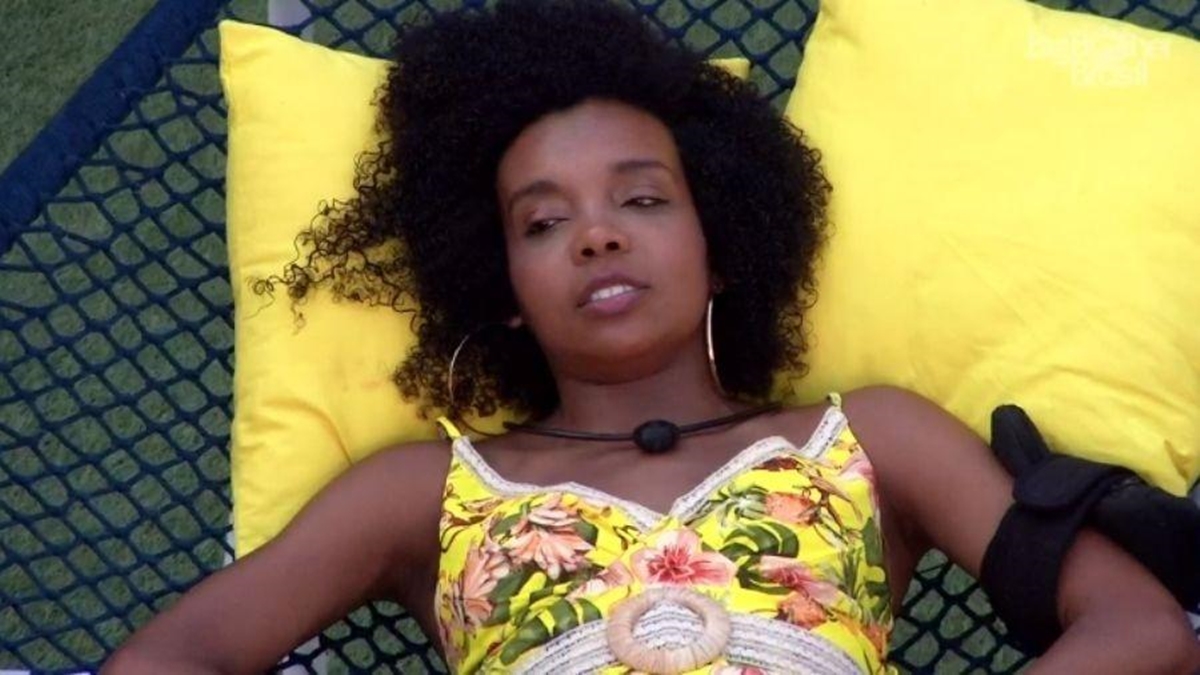 Thelma fala sobre pandemia do coronavírus no BBB20 (Foto: Divulgação/Globo)
