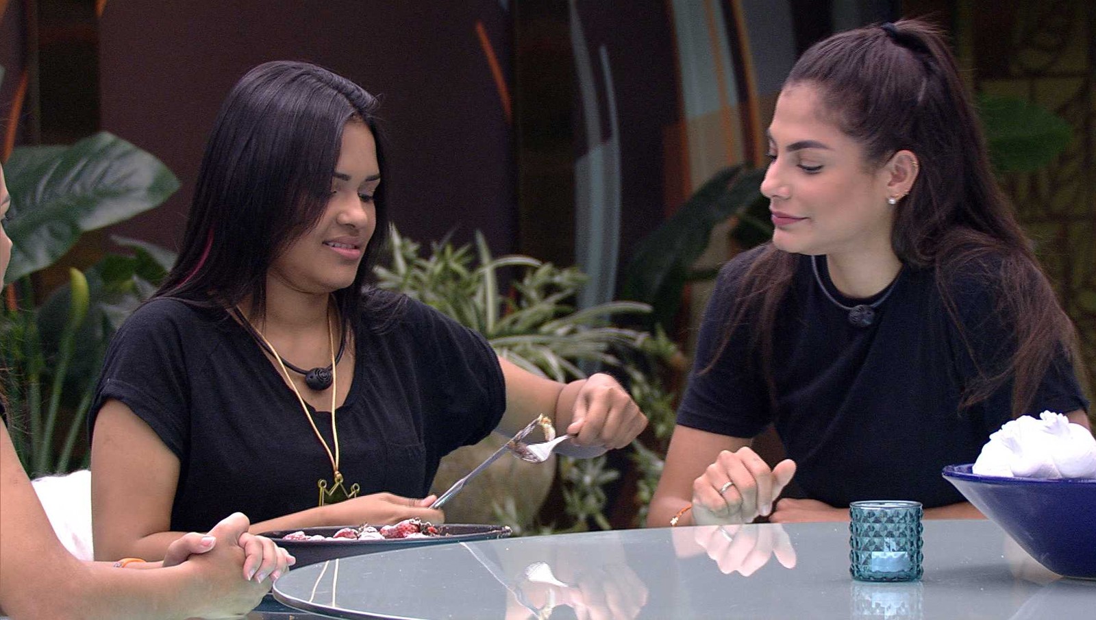 Mari desabafa com Flayslane sobre o paredão do BBB20 (Reprodução/TVGlobo)