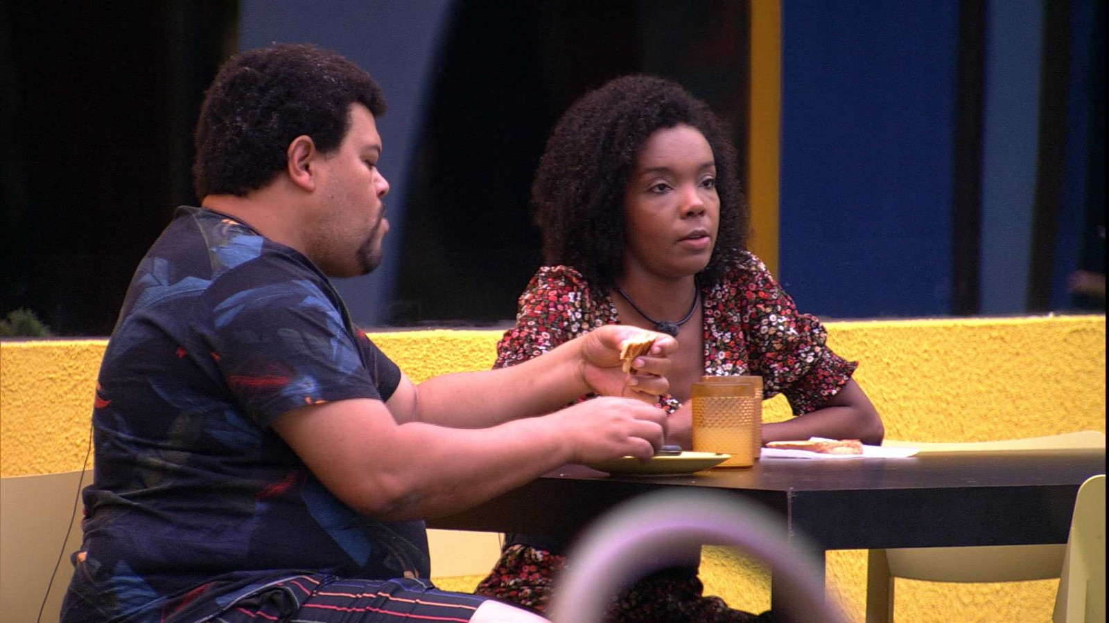 Thelma desabafa com Babu sobre jeito de Ivy no BBB20 (Reprodução/TVGlobo)