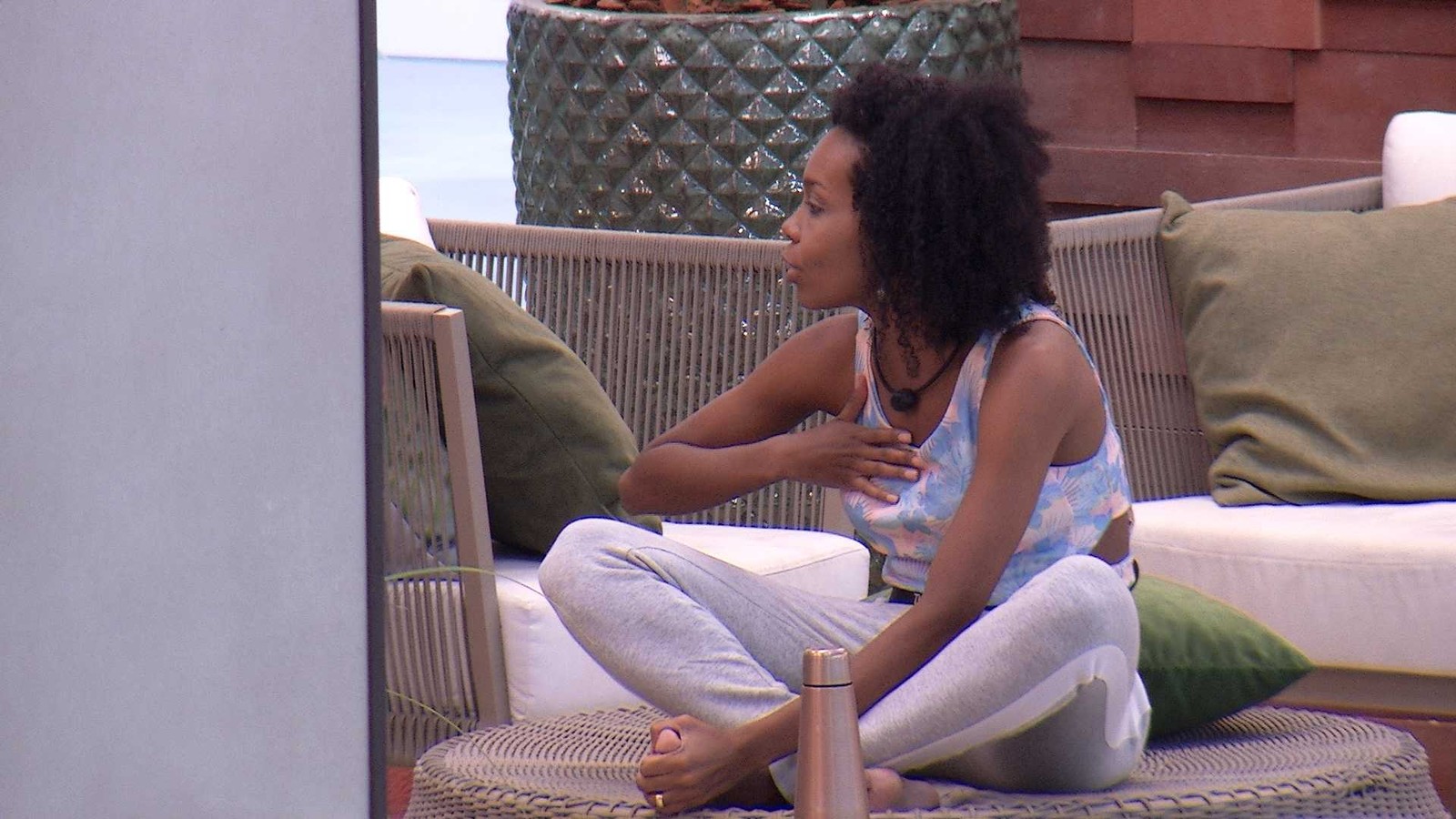 Thelma fala sobre prova do anjo do BBB20 (Reprodução/TVGlobo)