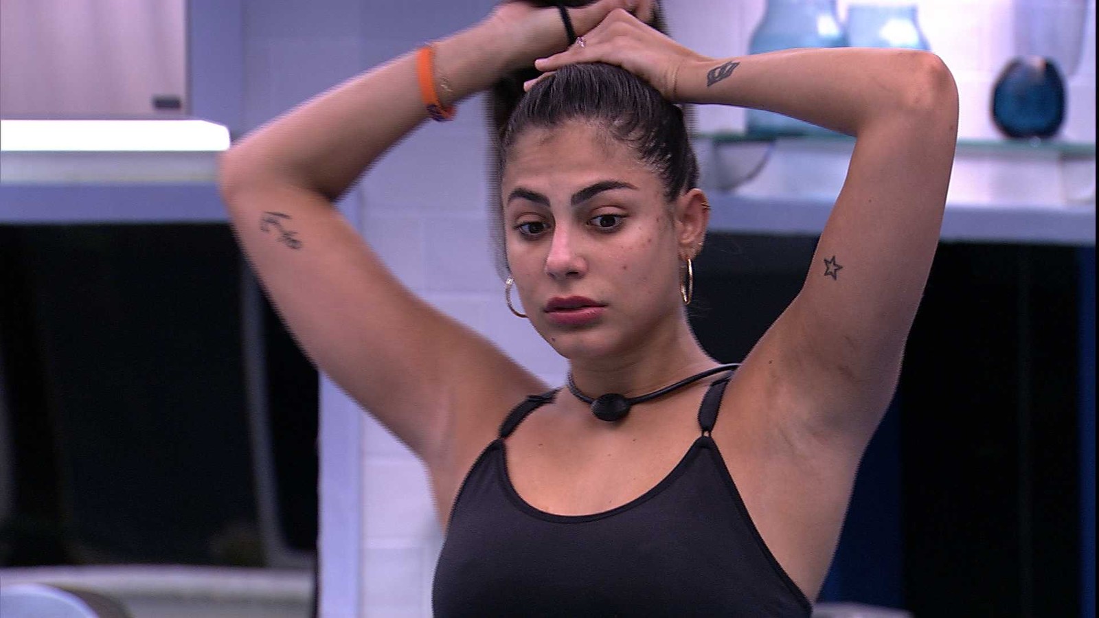 Mari está em dúvida sobre resultado do BBB20 (Reprodução/TVGlobo)