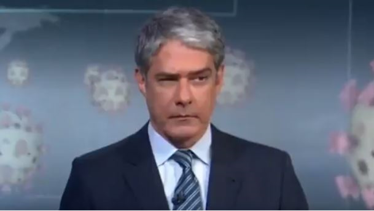 William Bonner no Jornal Nacional (Reprodução / Twitter)