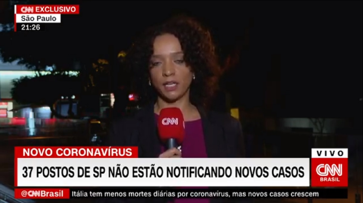 Repórter Débora Freitas, da CNN Brasil