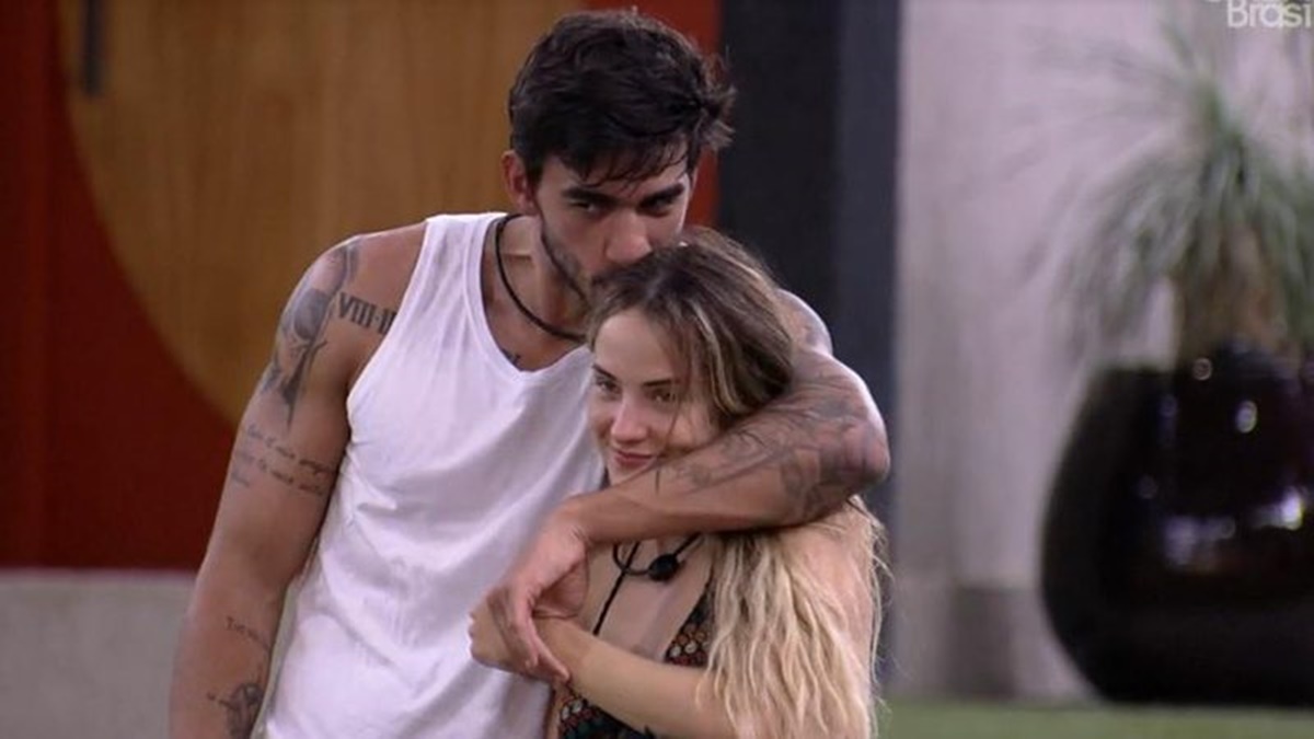 Guilherme e Gabi no BBB20 (Reprodução/TVGlobo)