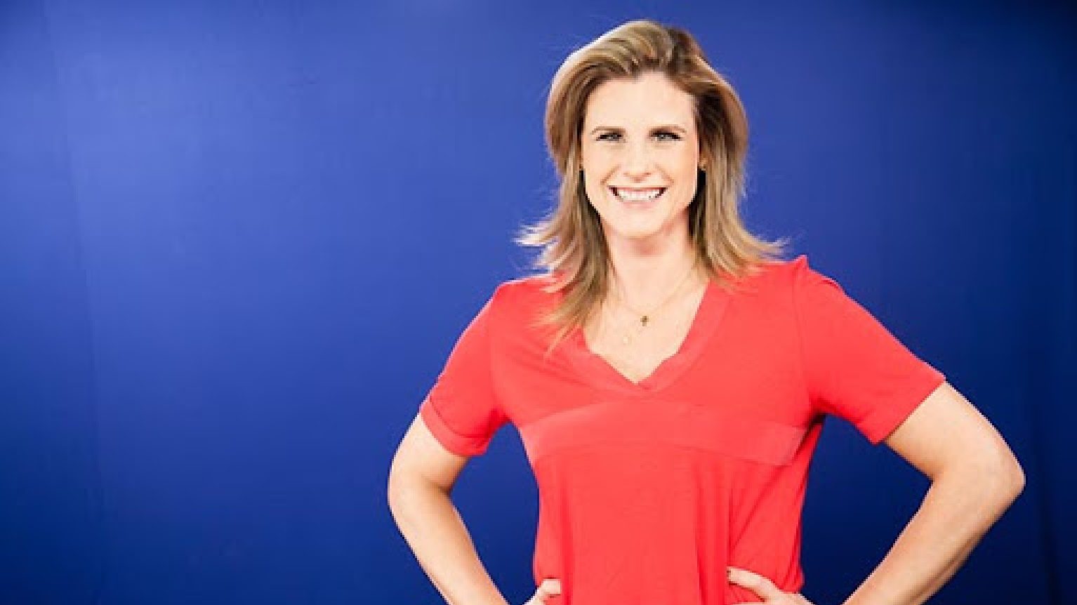 A apresentadora Janaina Xavier