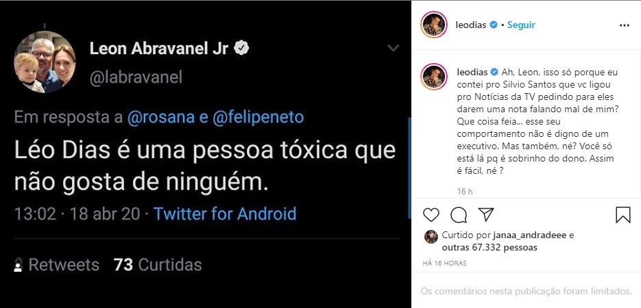 Leo Dias sobre Leon Abravanel