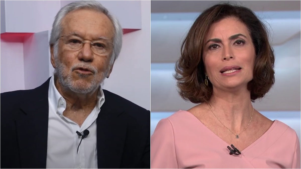 Alexandre Garcia e Giuliana Morrone (Foto/Montagem)