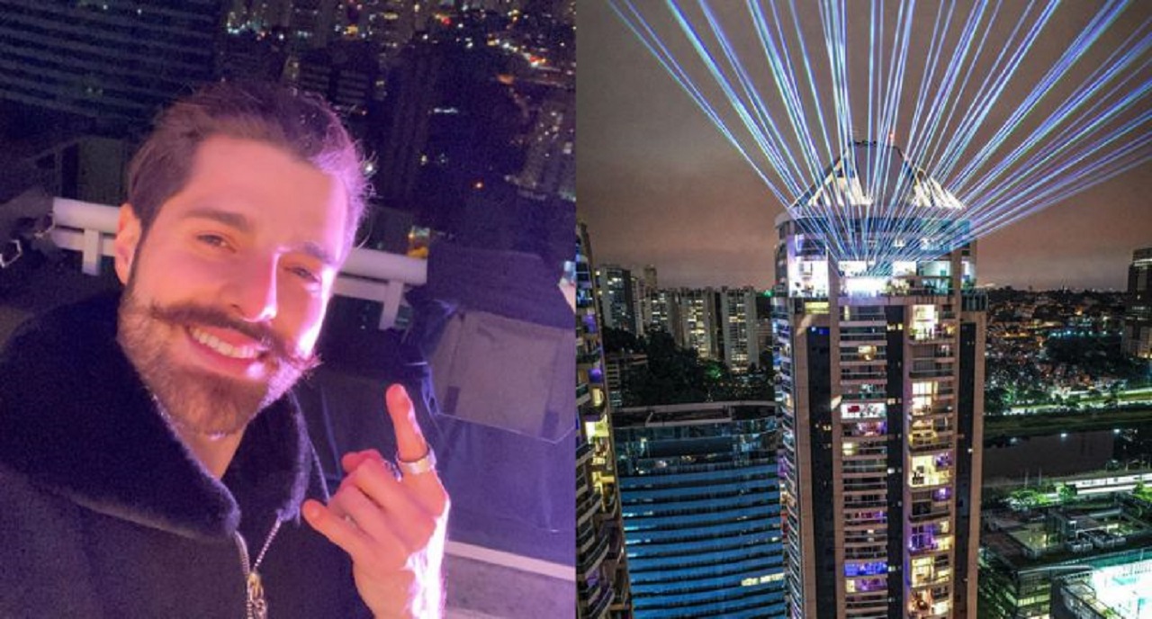 Alok faz show de luzes durante live