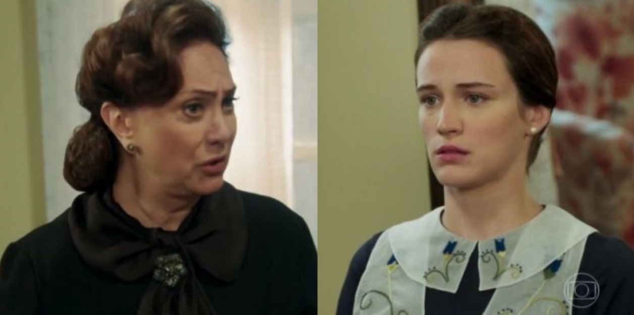 Anastácia (Eliane Giardini) e Maria (Bianca Bin) de Êta Mundo Bom