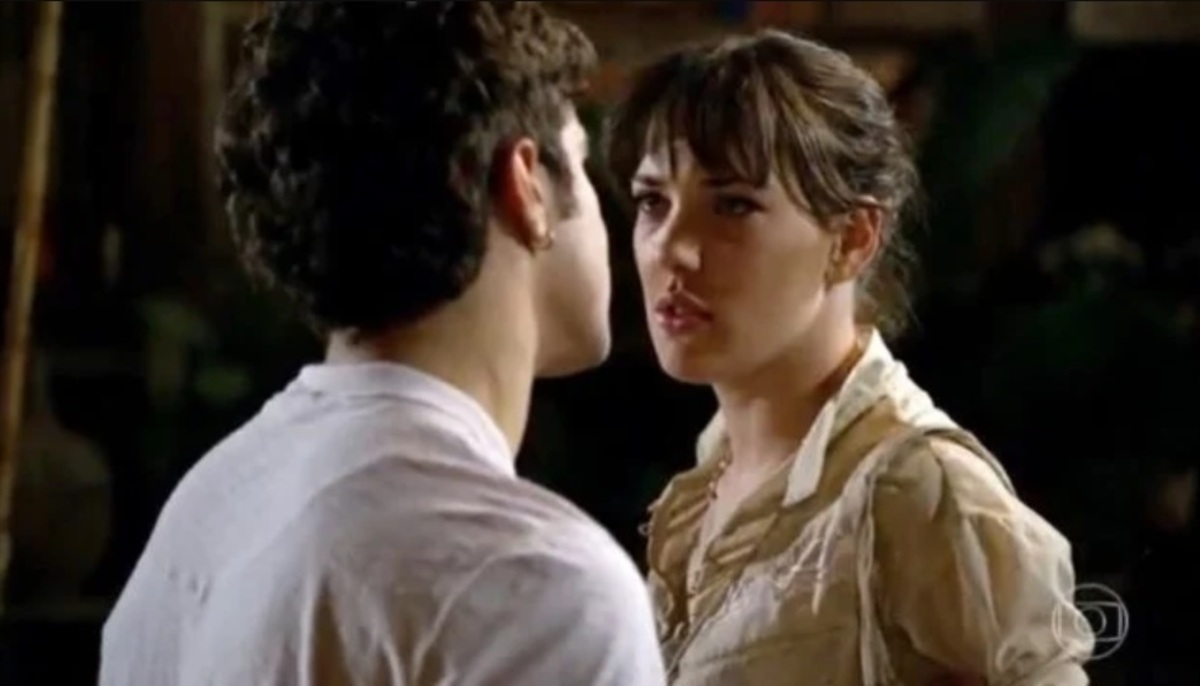 Antenor (Caio Castro) e Patrícia (Adriana Birolli) de Fina Estampa